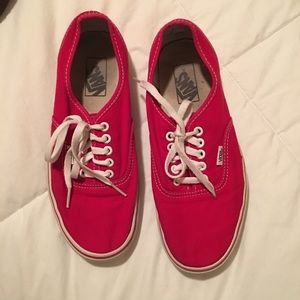 Authentic Red Vans